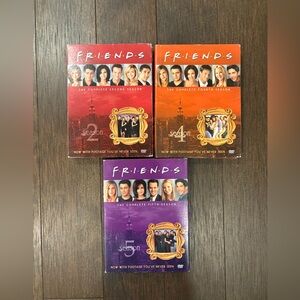 FRIENDS Complete Seasons 2, 4 & 5 DVD Box Sets